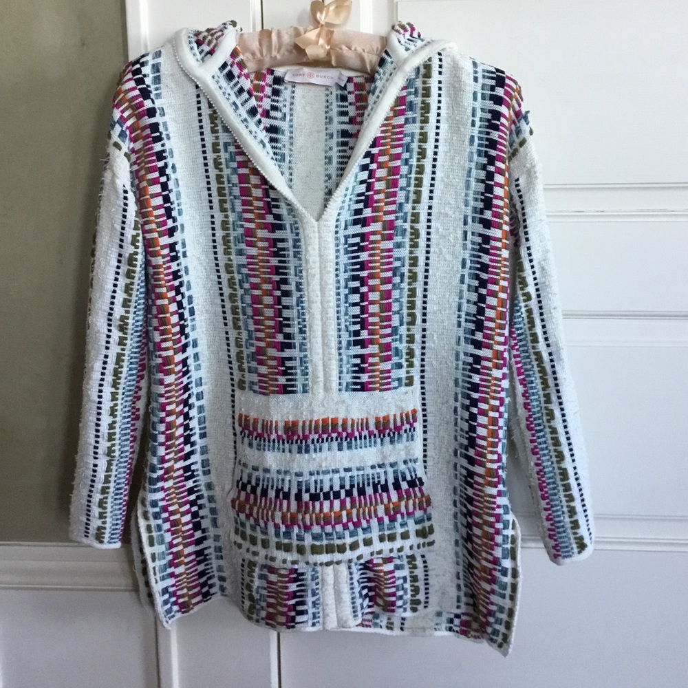 TORY BURCH SWEATER W/ HOODIE